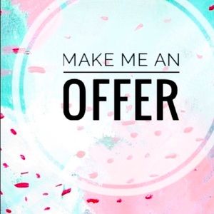 Hello 👋 Make me an offer; don’t be shy ☺️